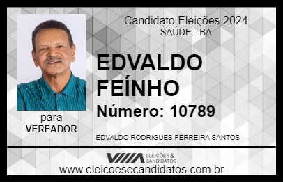 Candidato EDVALDO FEÍNHO 2024 - SAÚDE - Eleições