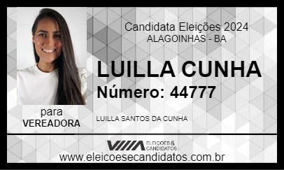 Candidato LUILLA CUNHA 2024 - ALAGOINHAS - Eleições