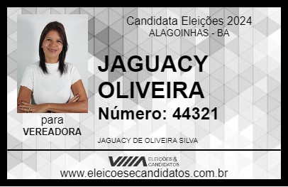 Candidato JAGUACY OLIVEIRA 2024 - ALAGOINHAS - Eleições