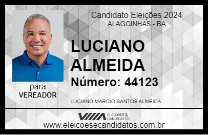 Candidato LUCIANO ALMEIDA 2024 - ALAGOINHAS - Eleições