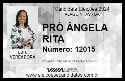 Candidato PRÓ ÂNGELA RITA 2024 - ALAGOINHAS - Eleições