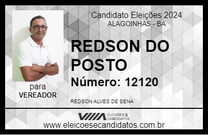 Candidato REDSON DO POSTO 2024 - ALAGOINHAS - Eleições