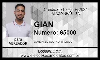 Candidato GIAN 2024 - ALAGOINHAS - Eleições