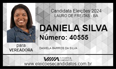 Candidato DANIELA SILVA 2024 - LAURO DE FREITAS - Eleições