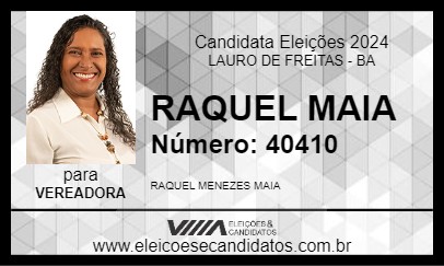 Candidato RAQUEL MAIA 2024 - LAURO DE FREITAS - Eleições