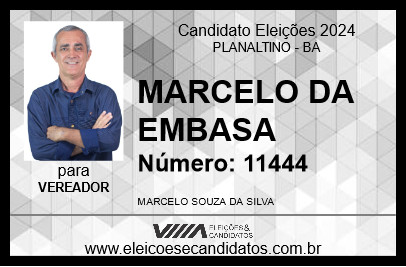 Candidato MARCELO DE GRAÇA 2024 - PLANALTINO - Eleições