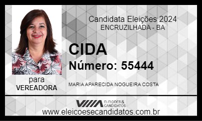 Candidato CIDA 2024 - ENCRUZILHADA - Eleições