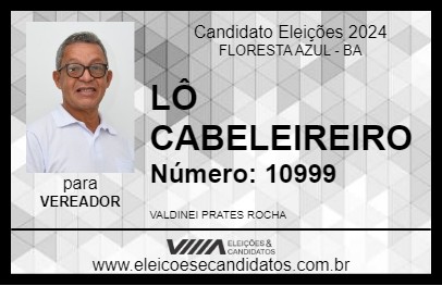 Candidato LÔ CABELEIREIRO 2024 - FLORESTA AZUL - Eleições