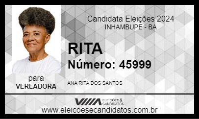 Candidato RITA 2024 - INHAMBUPE - Eleições