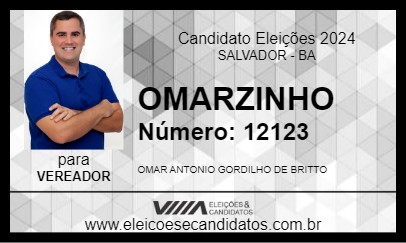 Candidato OMARZINHO 2024 - SALVADOR - Eleições