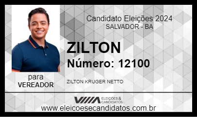 Candidato ZILTON 2024 - SALVADOR - Eleições