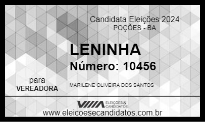 Candidato LENINHA 2024 - POÇÕES - Eleições