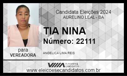 Candidato TIA NINA 2024 - AURELINO LEAL - Eleições