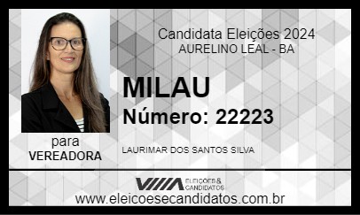 Candidato MILAU 2024 - AURELINO LEAL - Eleições