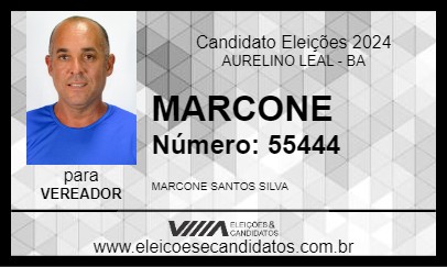 Candidato MARCONE 2024 - AURELINO LEAL - Eleições