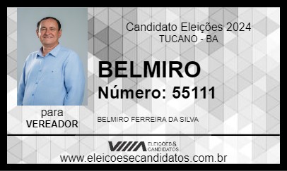 Candidato BELMIRO 2024 - TUCANO - Eleições