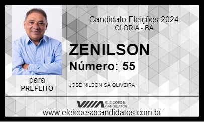 Candidato ZENILSON 2024 - GLÓRIA - Eleições