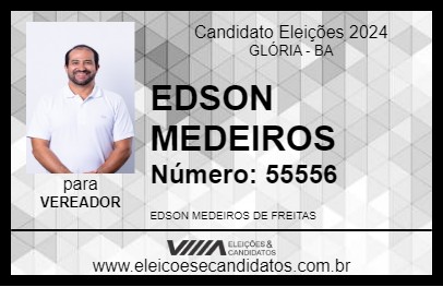 Candidato EDSON MEDEIROS 2024 - GLÓRIA - Eleições