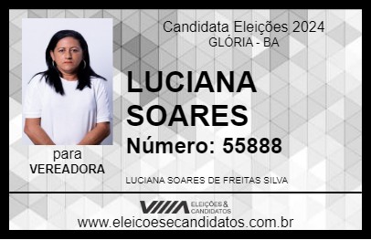 Candidato LUCIANA SOARES 2024 - GLÓRIA - Eleições