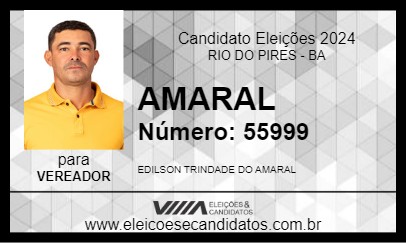 Candidato AMARAL 2024 - RIO DO PIRES - Eleições