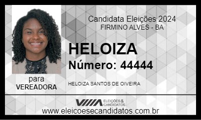 Candidato HELOIZA 2024 - FIRMINO ALVES - Eleições