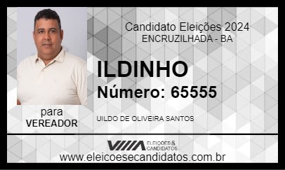 Candidato ILDINHO 2024 - ENCRUZILHADA - Eleições