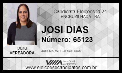 Candidato JOSI DIAS 2024 - ENCRUZILHADA - Eleições