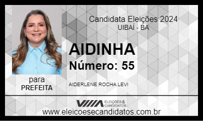 Candidato AIDINHA 2024 - UIBAÍ - Eleições