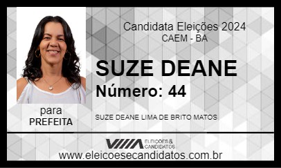 Candidato SUZE DEANE 2024 - CAEM - Eleições