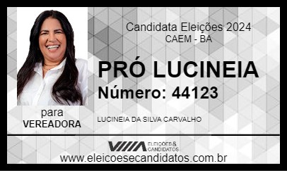 Candidato PRÓ LUCINEIA 2024 - CAEM - Eleições