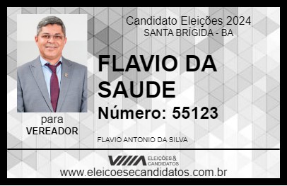 Candidato FLAVIO DA SAUDE 2024 - SANTA BRÍGIDA - Eleições