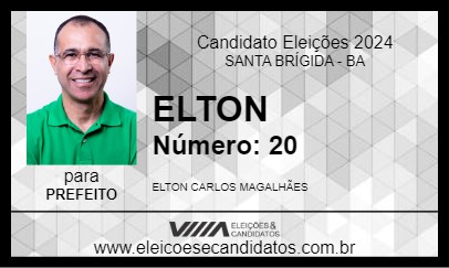 Candidato ELTON 2024 - SANTA BRÍGIDA - Eleições