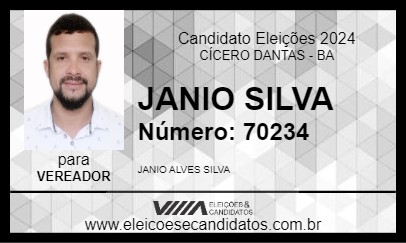 Candidato JÂNIO DO GESSO 2024 - CÍCERO DANTAS - Eleições