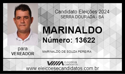 Candidato MARINALDO 2024 - SERRA DOURADA - Eleições