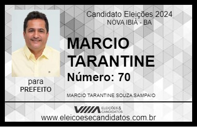 Candidato MARCIO TARANTINE 2024 - NOVA IBIÁ - Eleições