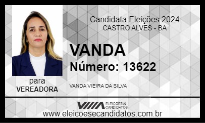 Candidato VANDA 2024 - CASTRO ALVES - Eleições