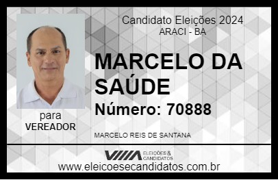 Candidato MARCELO DA SAÚDE 2024 - ARACI - Eleições