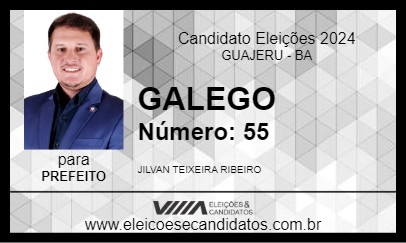 Candidato GALEGO 2024 - GUAJERU - Eleições