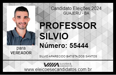 Candidato PROFESSOR SILVIO 2024 - GUAJERU - Eleições