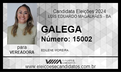 Candidato GALEGA 2024 - LUÍS EDUARDO MAGALHÃES - Eleições