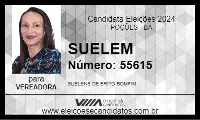 Candidato SUELEM 2024 - POÇÕES - Eleições