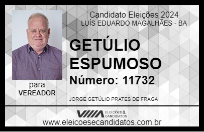 Candidato GETÚLIO ESPUMOSO 2024 - LUÍS EDUARDO MAGALHÃES - Eleições