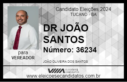 Candidato DR JOÃO SANTOS 2024 - TUCANO - Eleições