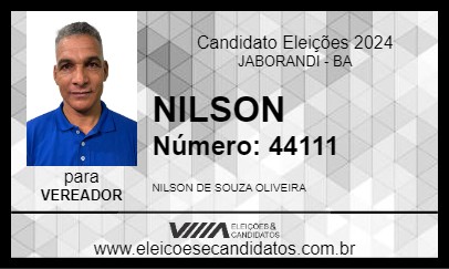 Candidato NILSON 2024 - JABORANDI - Eleições