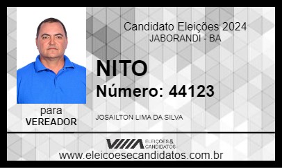 Candidato NITO 2024 - JABORANDI - Eleições