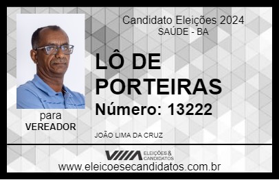 Candidato LÔ DE PORTEIRAS 2024 - SAÚDE - Eleições