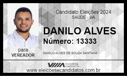 Candidato DANILO ALVES 2024 - SAÚDE - Eleições