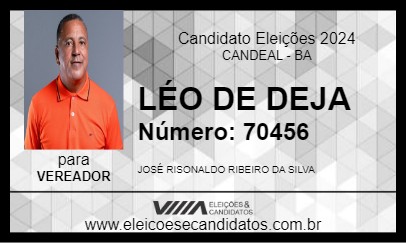 Candidato LÉO DE DEJA 2024 - CANDEAL - Eleições