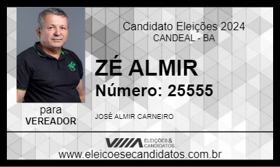 Candidato ZÉ ALMIR 2024 - CANDEAL - Eleições