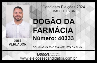 Candidato DOGÃO DA FARMÁCIA 2024 - MASCOTE - Eleições